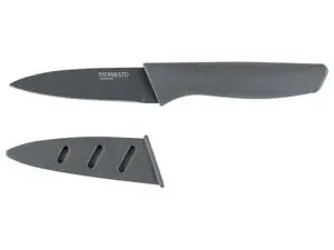 ERNESTO® Knife Kushino, 9 cm (brown gray)
